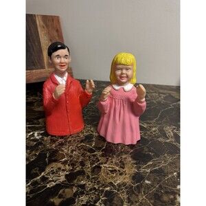 Vintage Childcraft Rubber Hand Puppets 1968 Lot Of 2 8 Inch